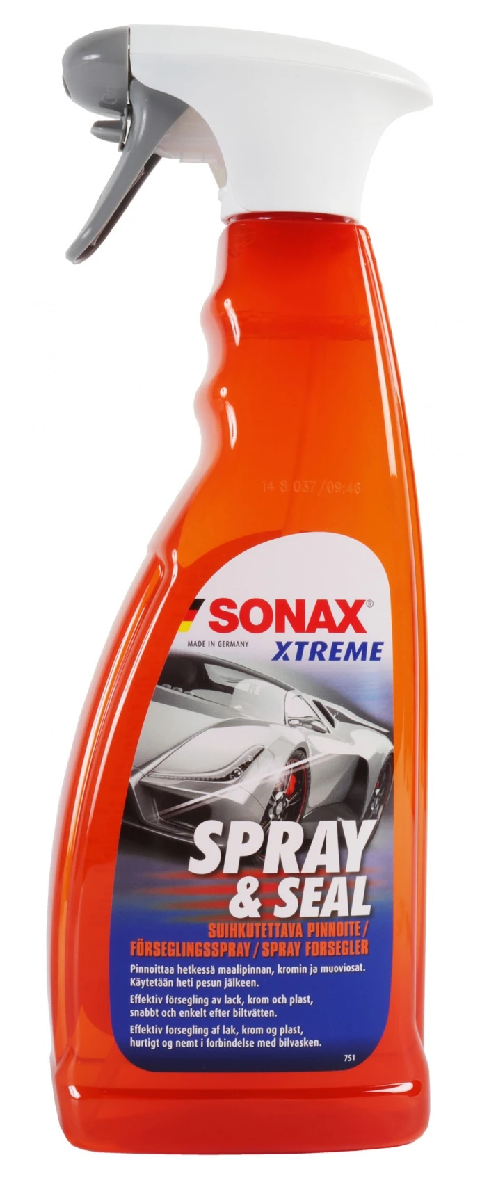 Sonax Xtreme Spray & Seal Suihkutettava Pinnoite 750 Ml 3 Sonax Xtreme Spray & Seal Suihkutettava Pinnoite 750 Ml