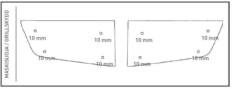 Tammer-Suoja Mercedes-Benz E-sarja W212vm. 2009-2012